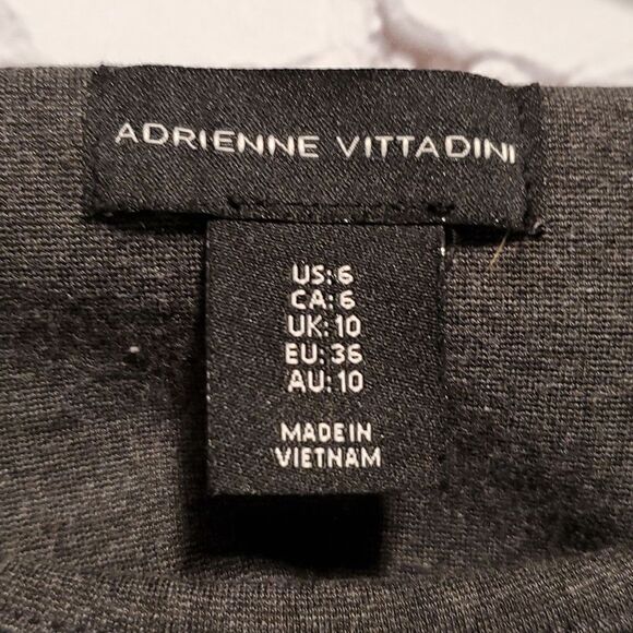 Adrienne Vittadini gray sheath dress with pockets size 6 - Picture 4 of 9